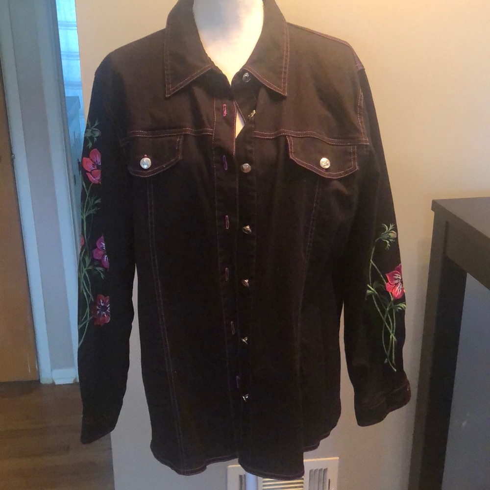 Bob Mackie Wearable Art Jacket - image 1